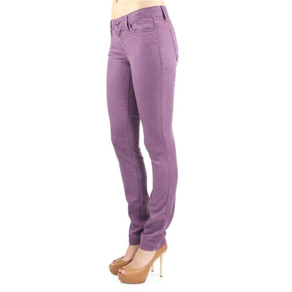 Level 99 Skinny Straight Jeans Women 30 Lily Lavender Tencel High Rise NWT - Picture 2 of 10